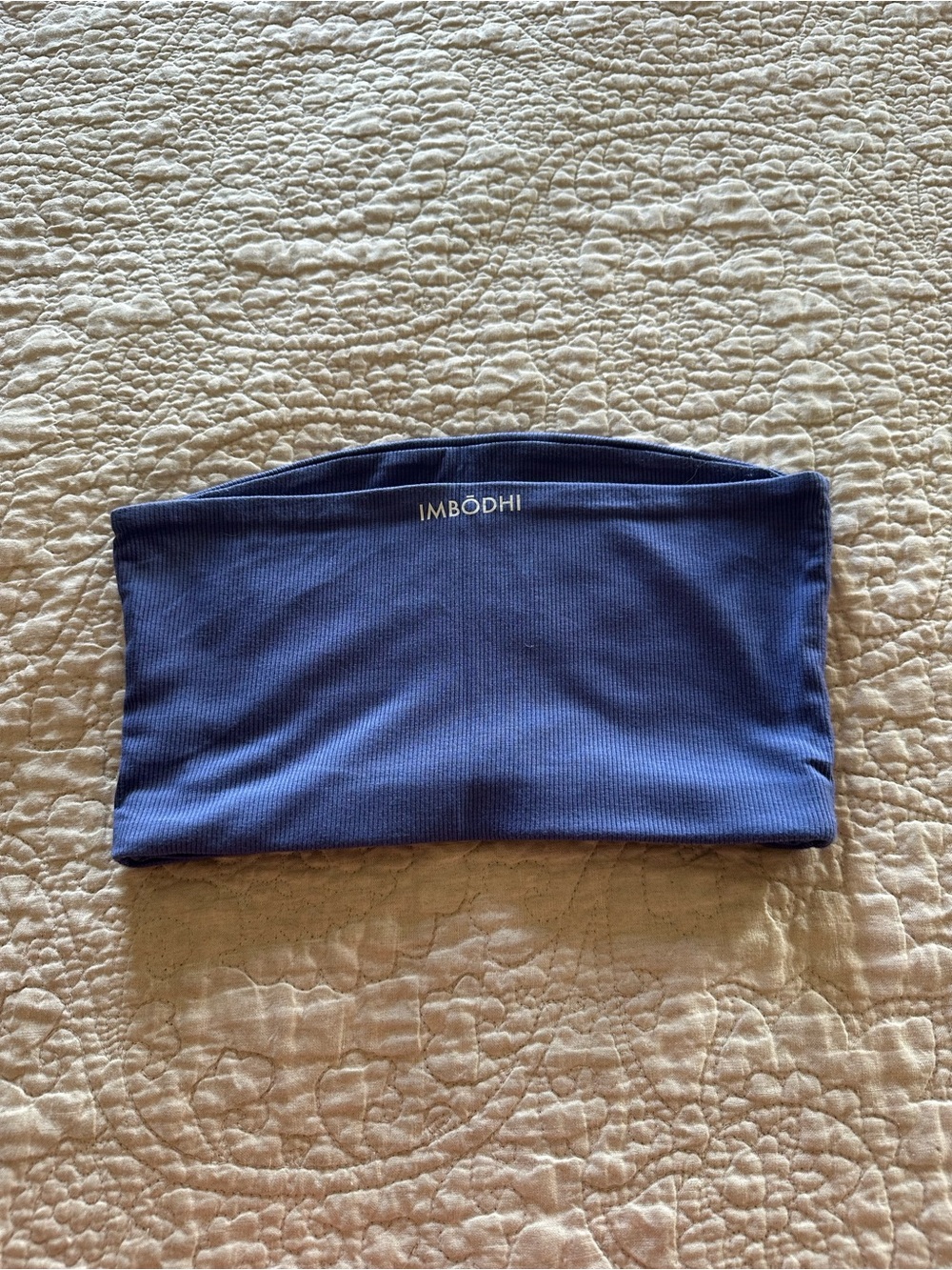 Imbodhi Harbor Blue Ribbed Bandeau - Picture 2 of 3